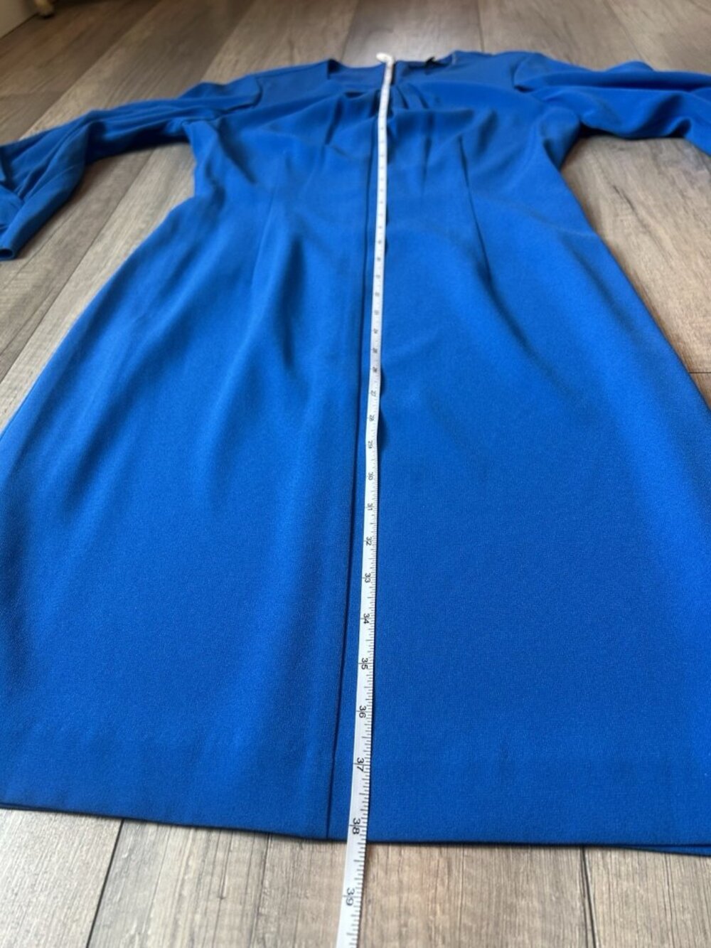 Kobi Halperin Jemima Dress 8 Blue Teal Pleated Long Sleeve NWT Graduation New - Picture 13 of 16
